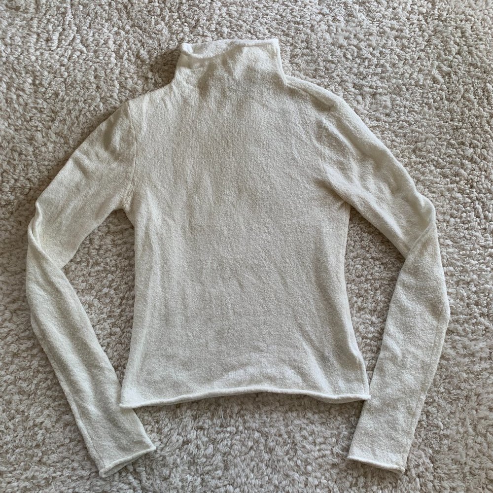 Wilfred white cropped sweater. Size XS
